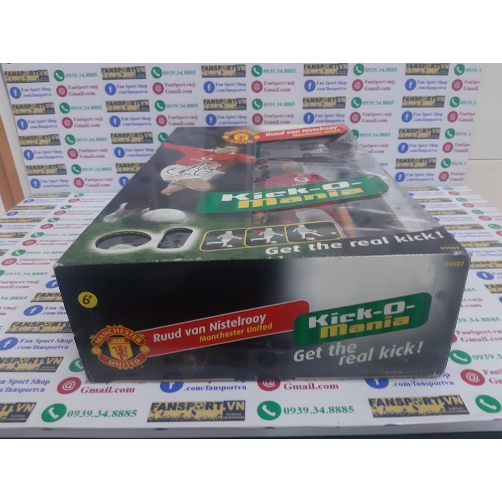 Tượng cầu thủ bóng đá Ruud Van Nistelrooy Manchester United 2004-2006 home Kick-O-Mania figures