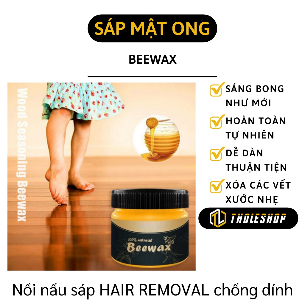Sáp Vệ Sinh Đồ Nội Thất - Sáp Ong Beewax Đánh Bóng Đồ Gỗ, Lau Sàn Chống Thấm Nước 9166