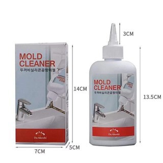 Chai dung dịch tẩy mốc dạng gel Mold cleaner Hàn quốc, tẩy silicon cao su tường nhà nhựa gạch như mới