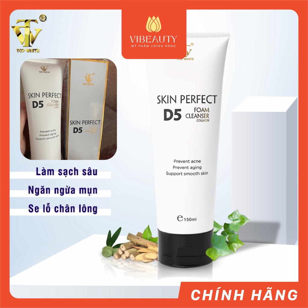 Sữa rửa mặt Top White D5