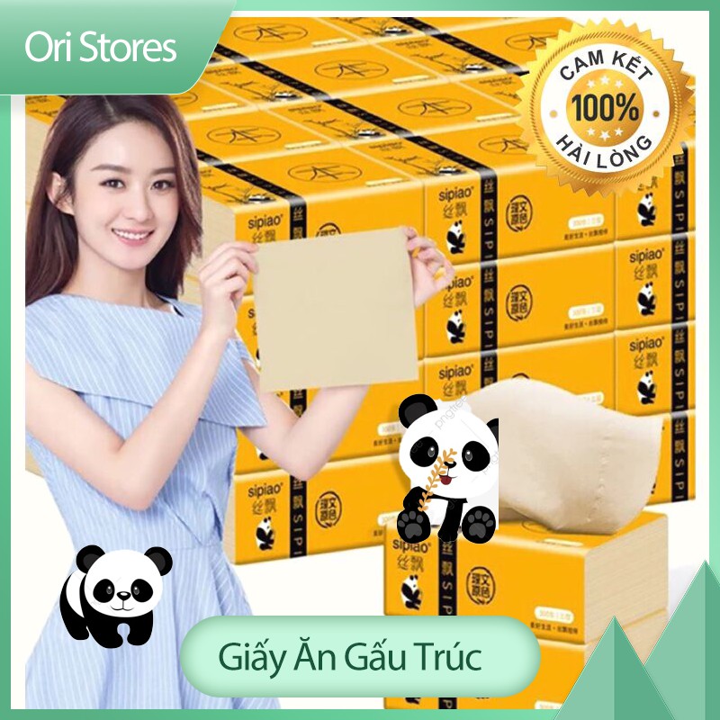 [HCM] GIẤY ĂN GẤU TRÚC SIPIAO SIÊU DAI LOẠI 1 HÀNG CAO CẤP SIÊU GIÁ RẺ