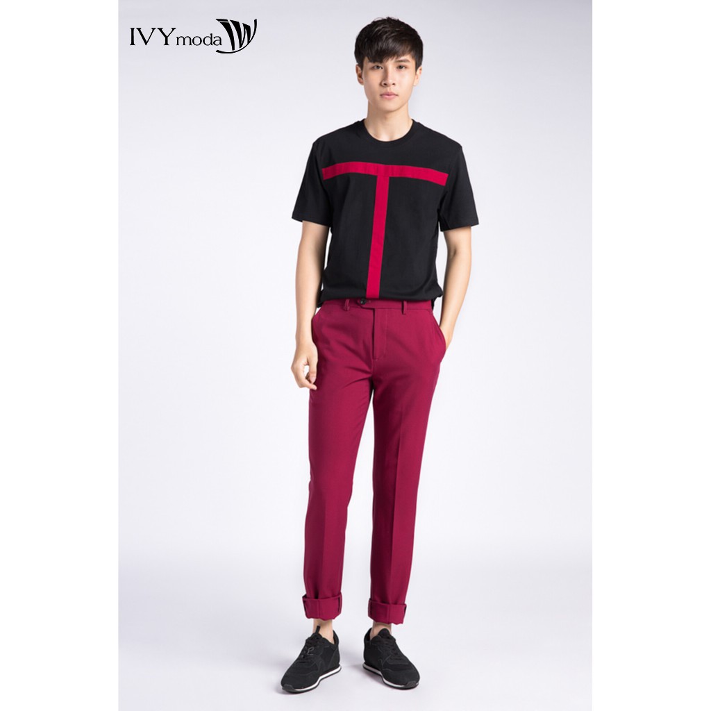Quần Dài nam dáng ôm IVY moda MS 22E0086