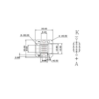 LED siêu sáng vàng 10W - 12V