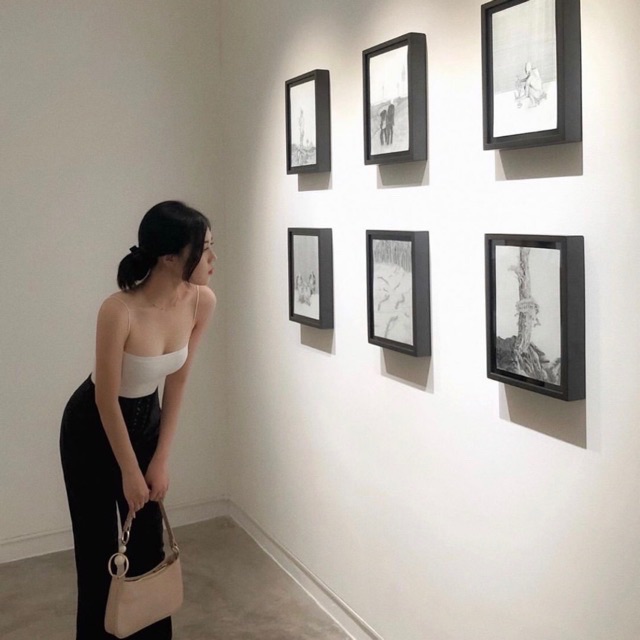 Áo dây bún Croptop ( dáng hơi dài ) body trơn