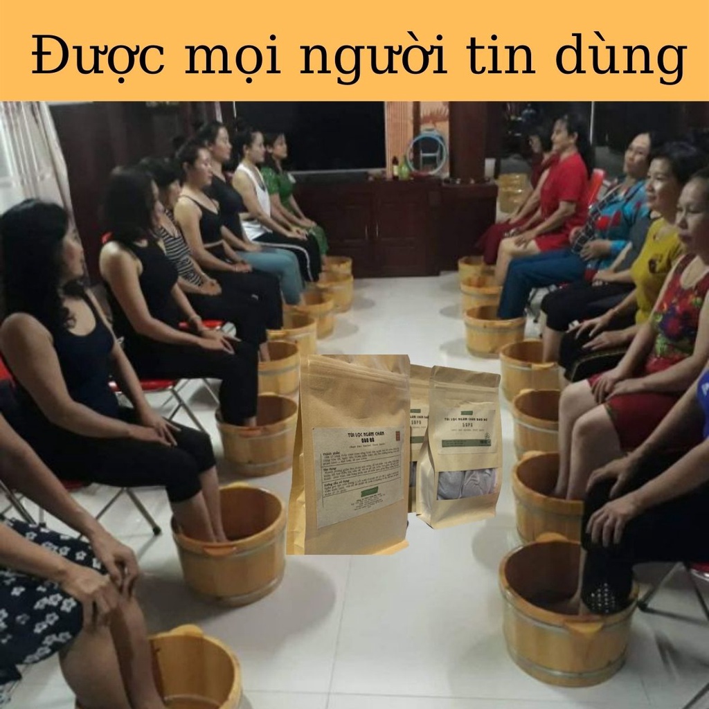 Thảo Dược ngâm chân loại bỏ đau nhức xương,khớp,cơ, mât ngủ của người Dao Đỏ Dược Liệu túi lọc-Sapa Herbal