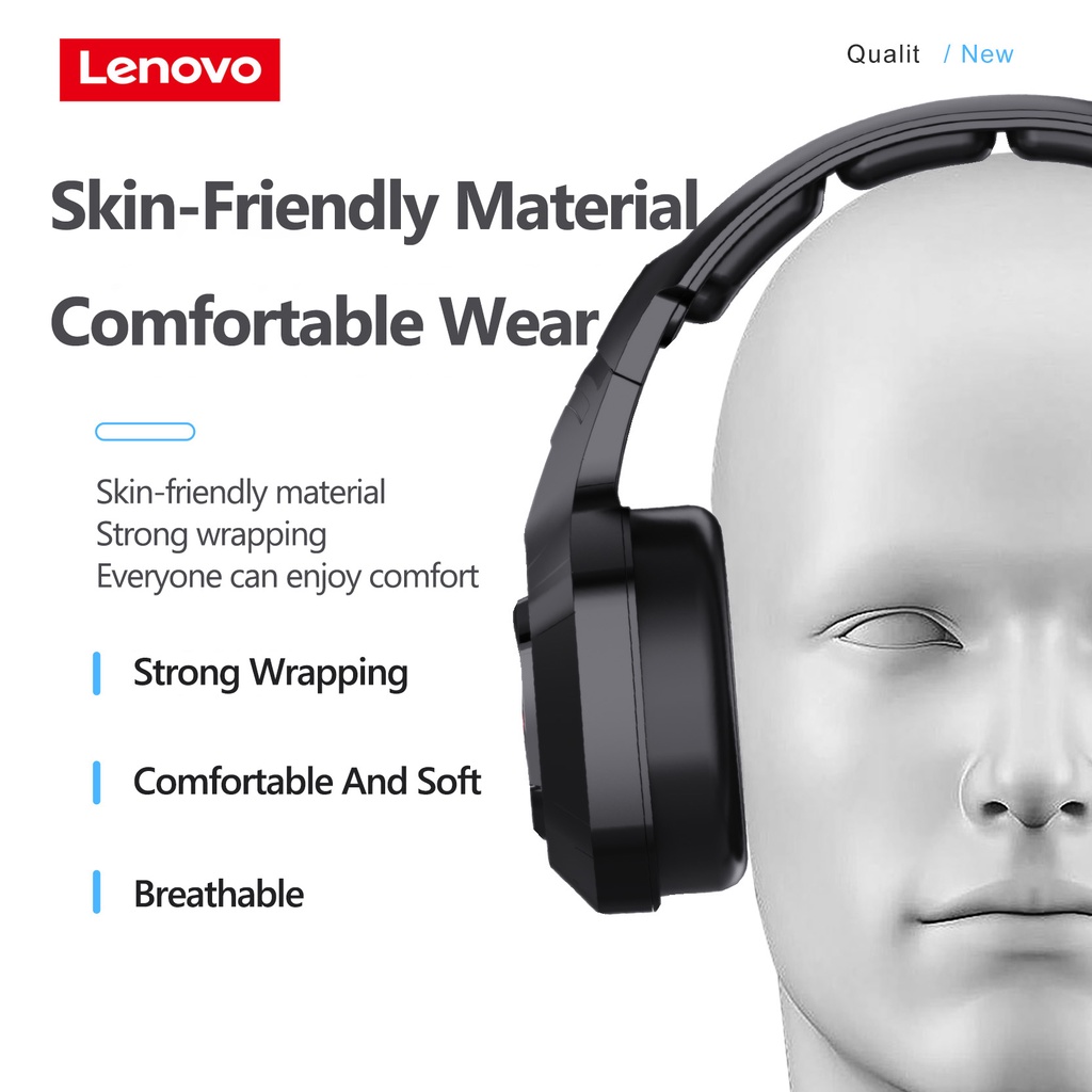 Tai nghe chụp tai LENOVO G50A có dây phối đèn RGB HD và micro âm lập thể cao/trầm chất lượng cao
