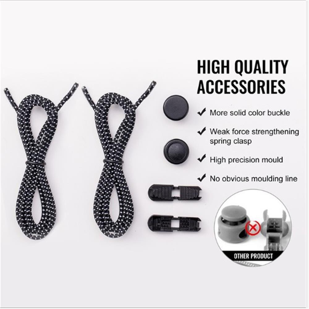 .N Phụ Kiện Khóa Dây Giày Thể Thao Ngoài Trời Co Giãn Không Cần Buộc