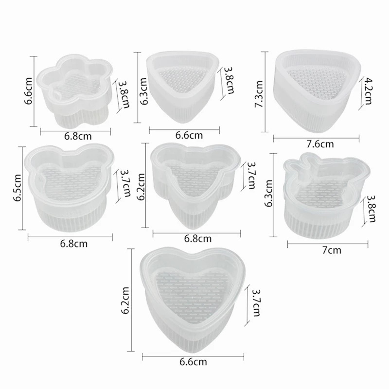 Khuôn làm sushi hình bánh donut bằng silicone tiện dụng