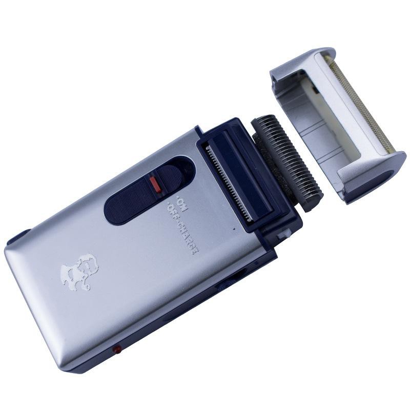 MÁY CẠO RÂU SC-W301U Pin Sạc điện 220v BỀN Phong cách mới tặng kèm bao da và cọ vệ sinh - -W301U