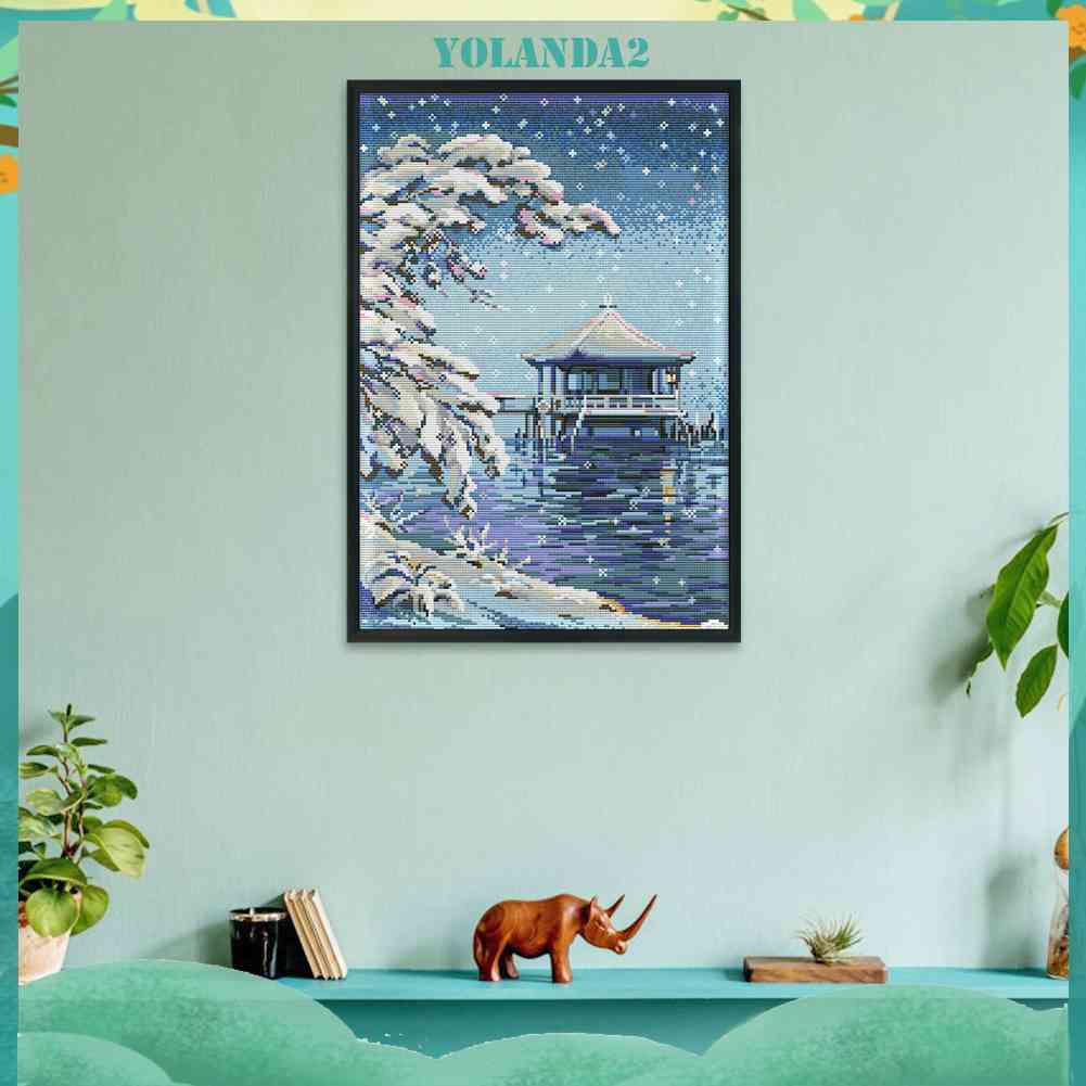 Cuộn Chỉ Cotton 14CT Dùng Thêu Tranh Chữ Thập