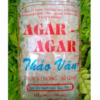 [Combo 10gói x 30 gr/gói] Rau câu sợi Thảo Vân dùng làm bánh, gỏi chay/mặn, ăn kiêng: Ketto, das. HSD 2026