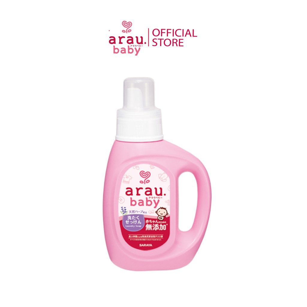 Combo Nước giặt đồ trẻ em Arau Baby bình 800ml + túi 720ml