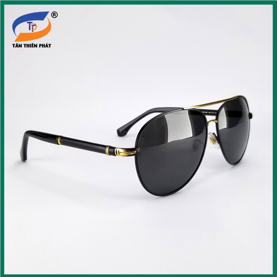 [Mã FAMAYMA2 giảm 10K đơn 50K] Kính mát nam màu đen tròng Polarized phân cực 8738D - Mắt kính đen cho nam