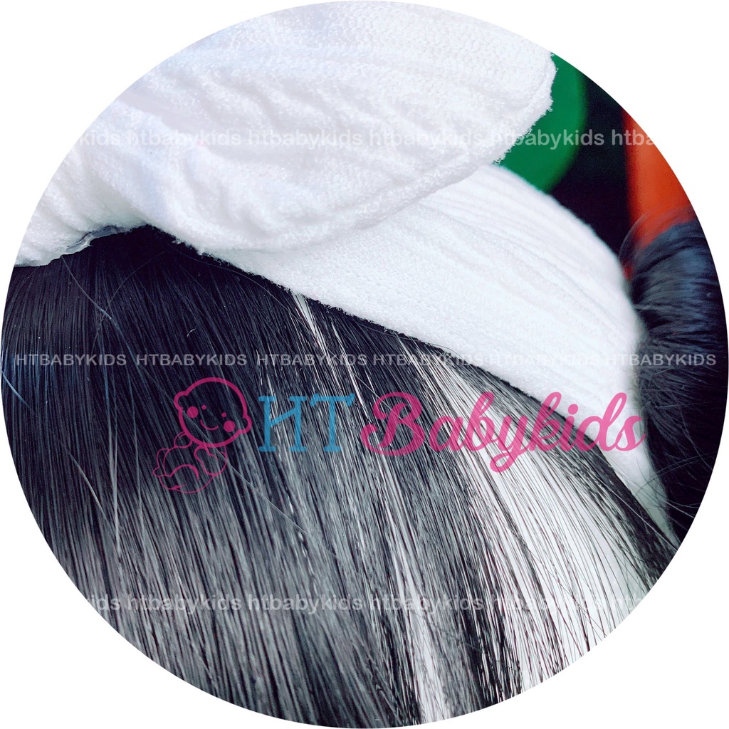 [Ảnh thật] Tóc Giả Cho Bé Gái ❤️ Set Búi Natra + Băng Đô Mái Búi Có Gắn Nơ Đáng Yêu