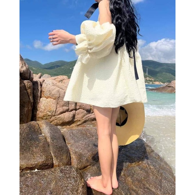 💢💢Áo trễ vai hoa bánh bèo xinhh xỉuuu❤❤❤
