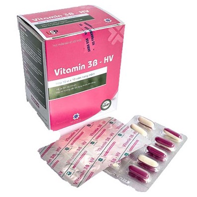 VIÊN UỐNG VITAMIN 3B - HV USP PHARMA - BỔ SUNG VITAMIN B1, B6, B12 CHO CƠ THỂ - HỘP 100  VIÊN