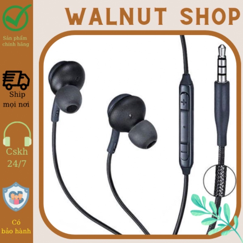 TAI NGHE CHÂN TRÒN CÓ MÚT CAO SU AKG || tai nghe rắc tròn 3.5mm