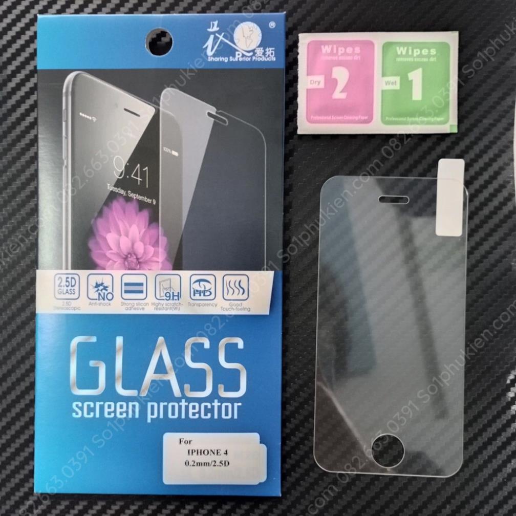 Kính cường lực Iphone 4 4s 5 5s 5c trong suốt và cường lực dẻo nano trong suốt