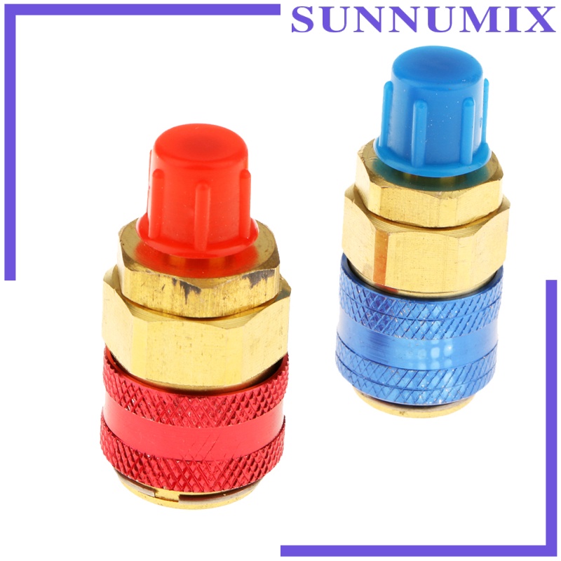 1 Cặp Đầu Nối R134a Cho Máy Điều Hòa Xe Hơi