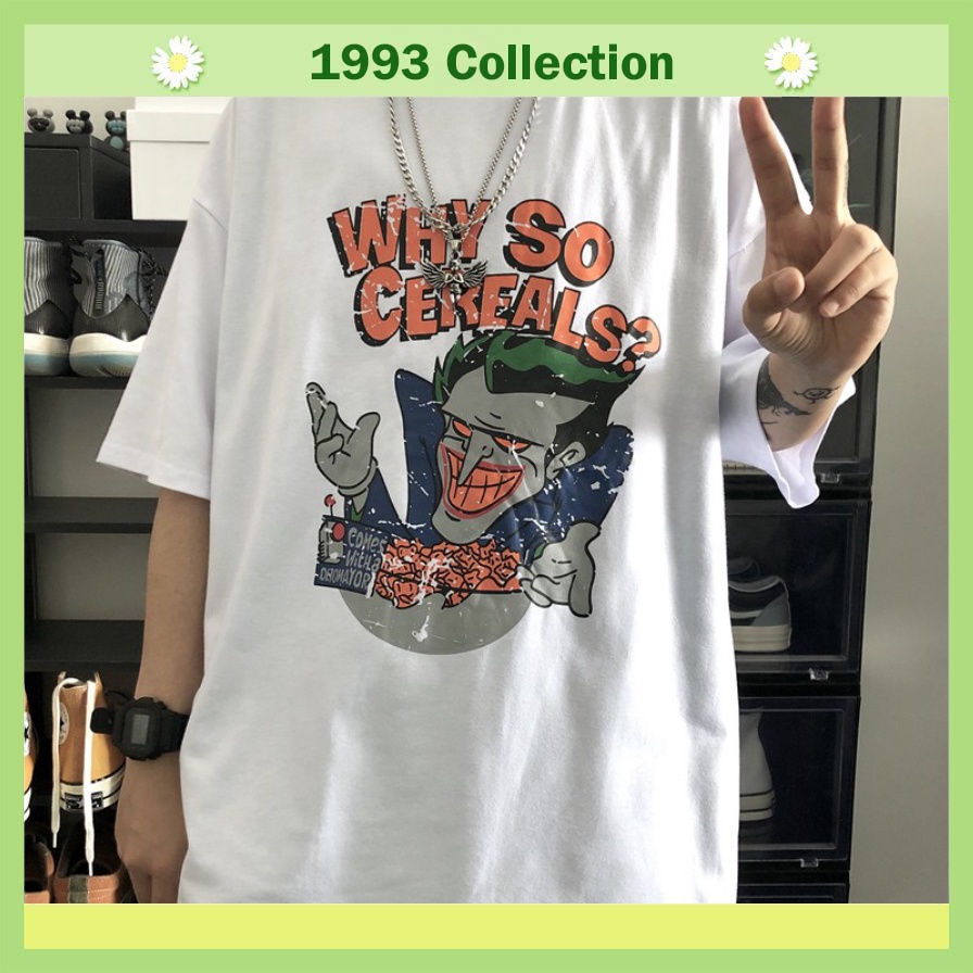 Áo thun nam nữ form rộng 1993 Collection, áo phông tay lỡ ATL115