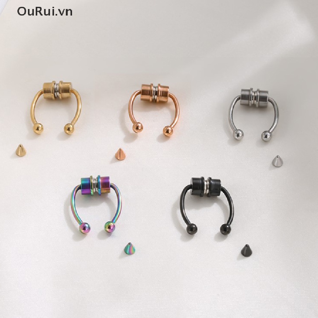 Khuyên Mũi Nam Châm Phong Cách Gothic Hiện Có 5 Màu