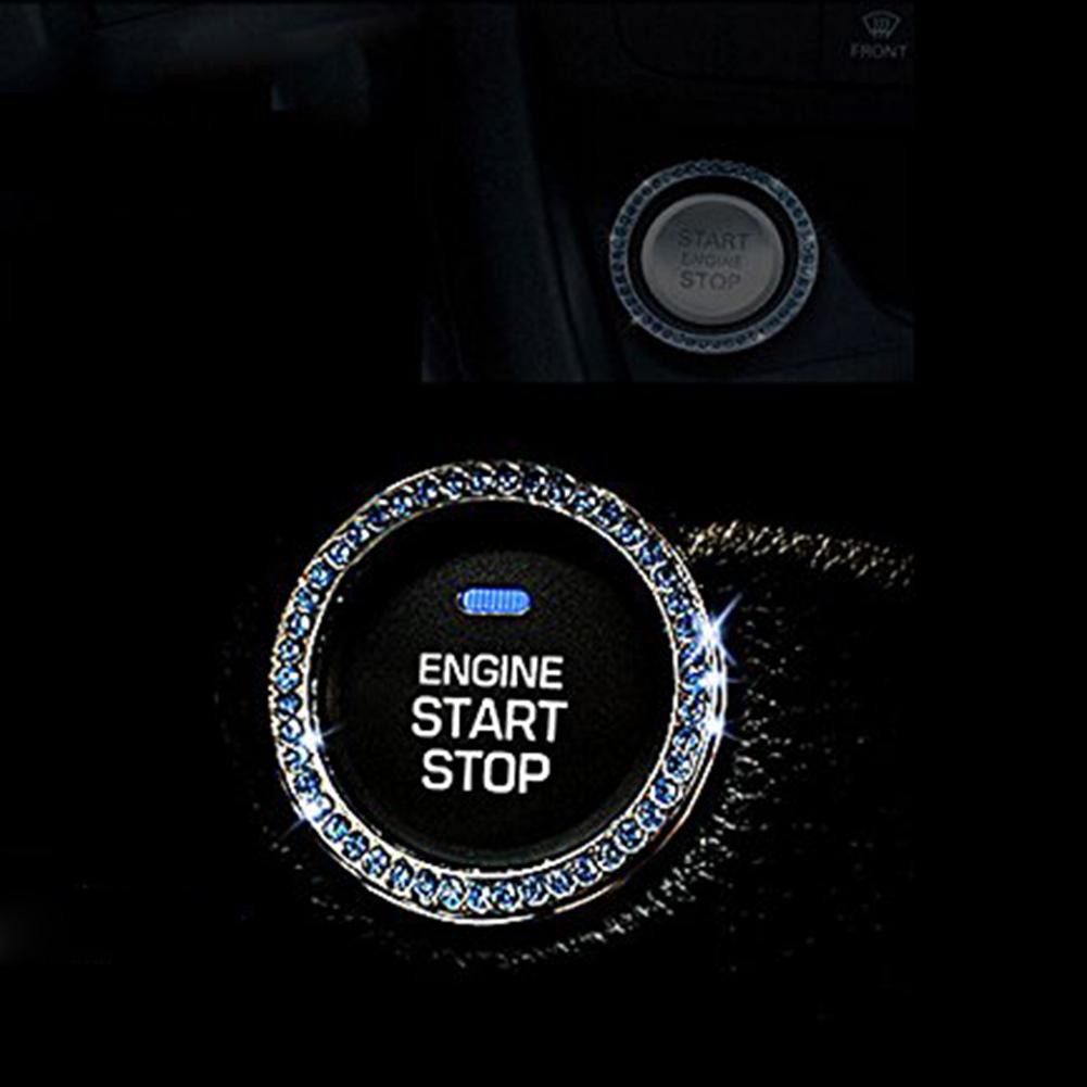 Vòng Đính Đá Trang Trí Nút Khởi Động Xe Hơi | BigBuy360 - bigbuy360.vn