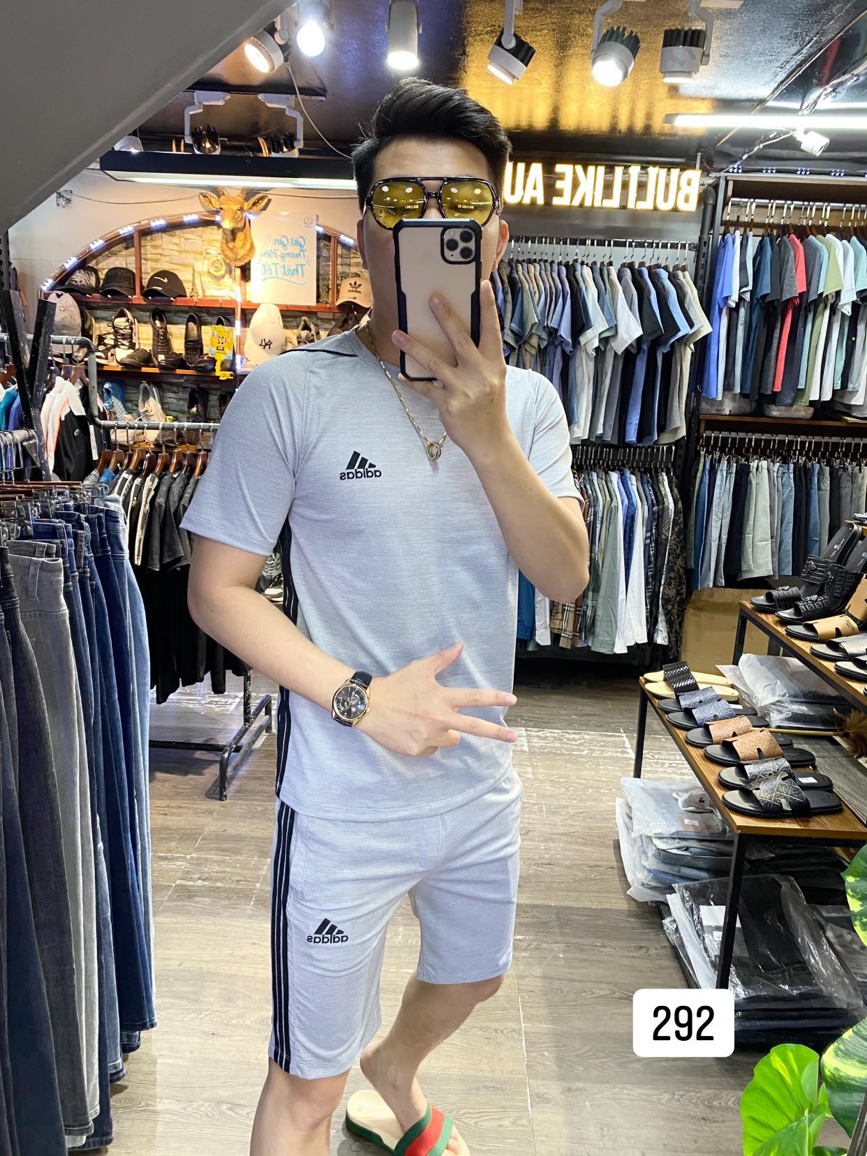 [Mã BULI122 giảm ngay 20K cho đơn hàng từ 300K] BỘ THỂ THAO 292 VIỀN HÔNG THỂ THAO CHỐNG NHĂN, HÀNG QUẢNG CHÂU CAO CẤP