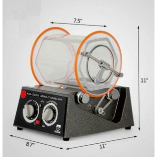 Combo Máy quay bi, bột đánh bóng vàng bạc