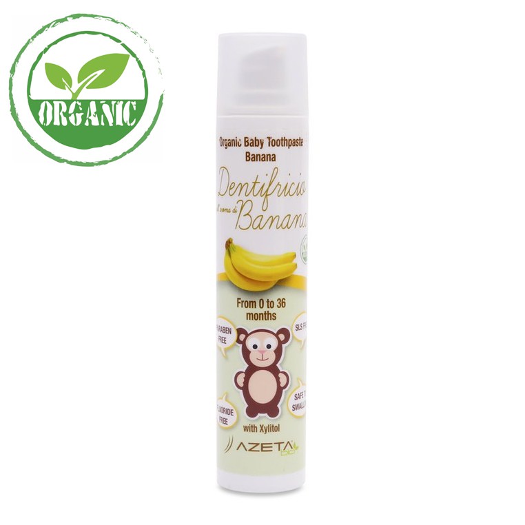Gel đánh răng Azetabio dành cho bé từ 0 - 7 tuổi