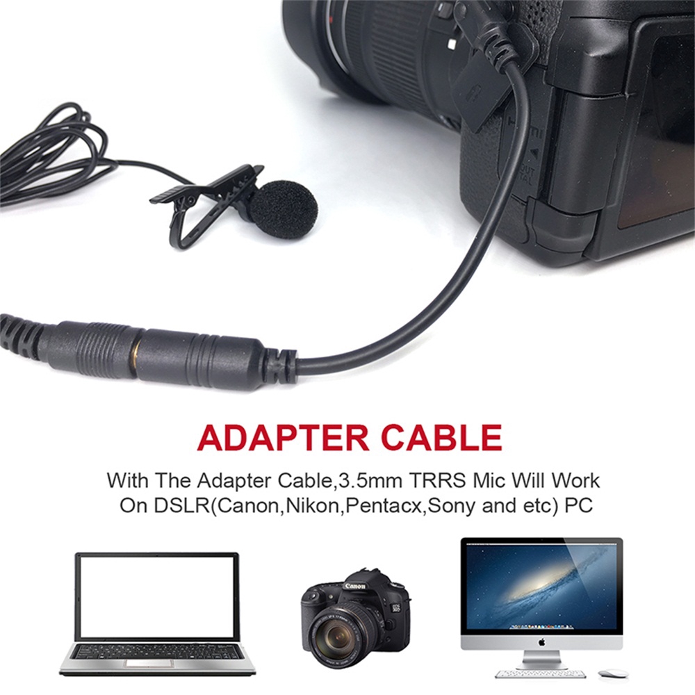 Micro Có Dây 3.5mm Nhỏ Gọn Cho Điện Thoại Thông Minh