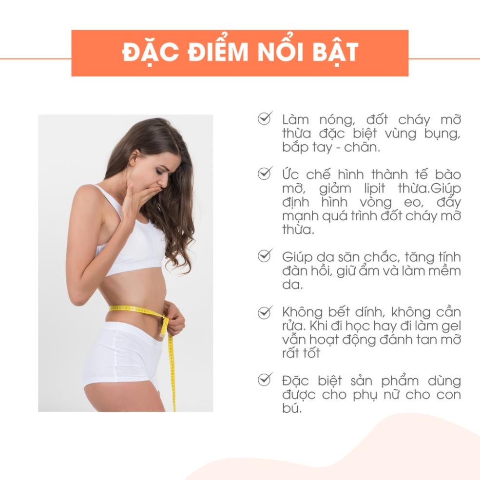 Kem Giảm Mỡ Bụng Giảm Cân Cấp Tốc CHÍNH HÃNG CELIO Chiết Xuất Quế Gừng Tan Mỡ Bụng Chân Tay Đùi 150ml