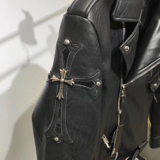 [Order]Áo khoác da Chrome hearts cao cấp ảnh thật 100%