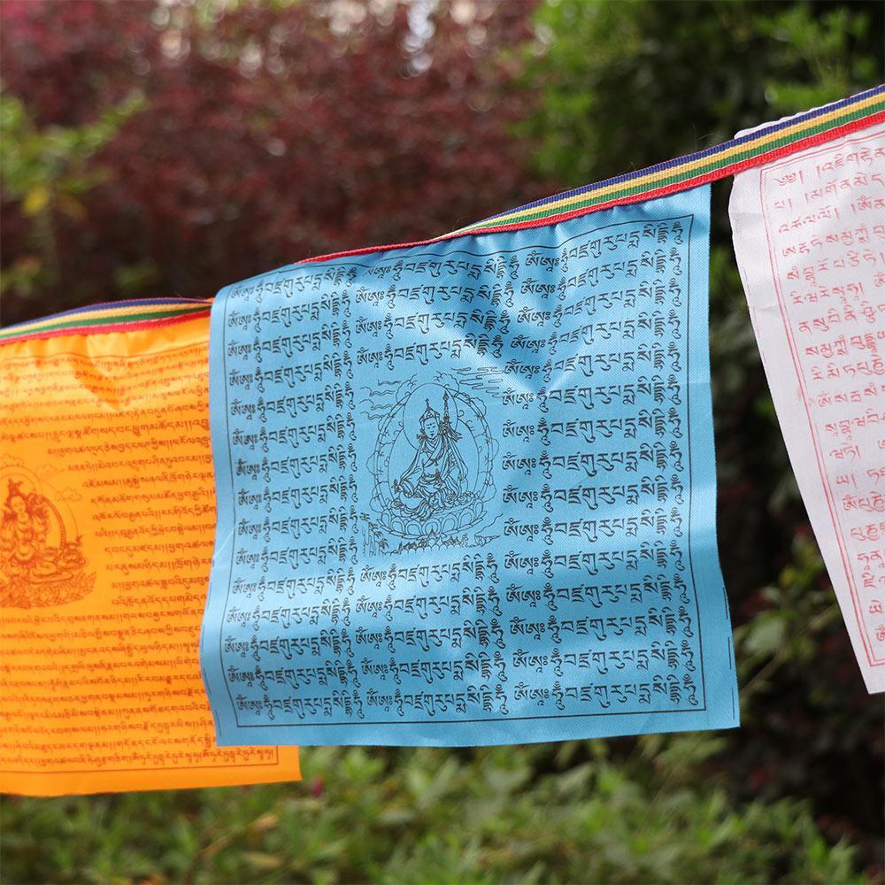 FAY Bộ 20 Lá Cờ Bằng Lụa Dùng Trang Trí Tây Tạng
