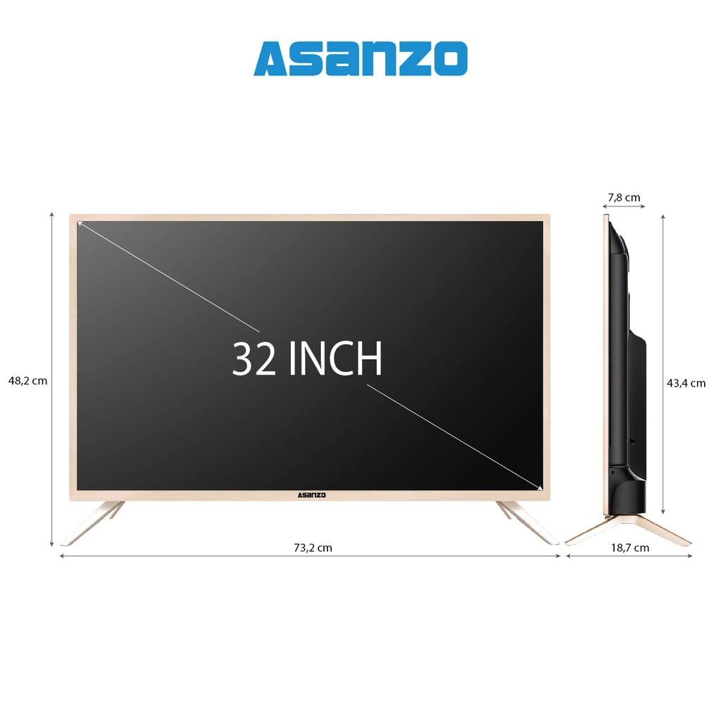 Smart Tivi Asanzo 32 inch - 32AS100 (New 2020)