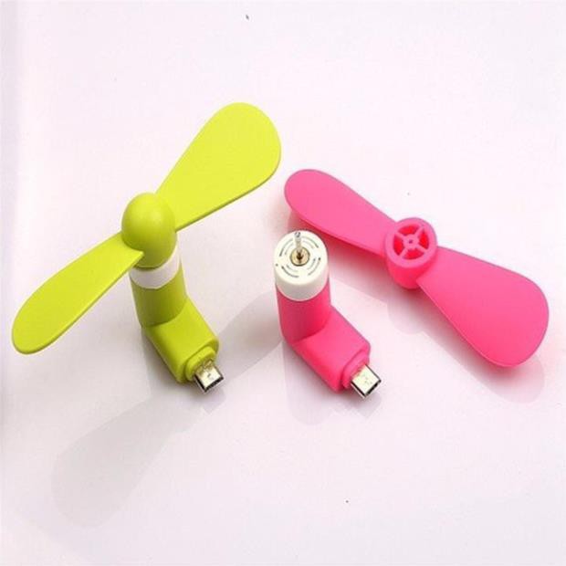 Quạt mini USB 2 cánh cắm chân điện thoại tiện dụng cho các dòng máy | BigBuy360 - bigbuy360.vn