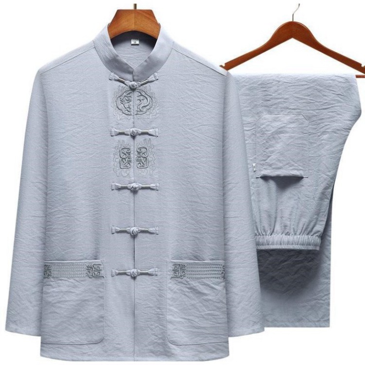 Set bộ tay dài TRUNG NIÊN, Hàng đẹp, Chất cực tốt, Chuẩn đũi thoáng mát thấm hút mồ hôi | BigBuy360 - bigbuy360.vn