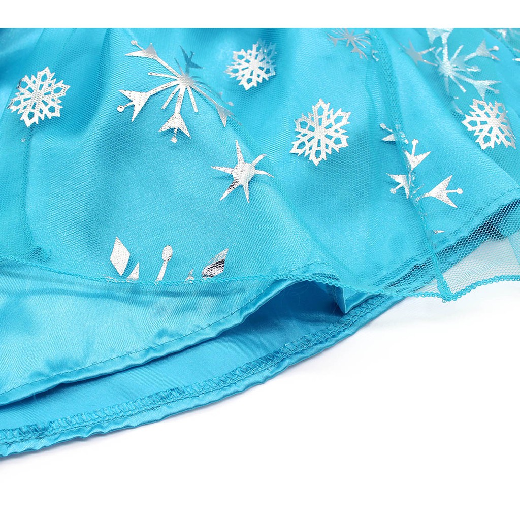 Đầm công chúa Elsa phong cách Âu Mỹ lãng mạn tùy chọn màu sắc dành cho bé gái