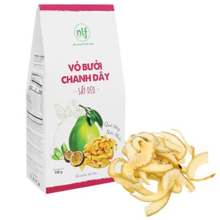 Vỏ bưởi chanh dây sấy dẻo Nong Lam Food - hộp 100g