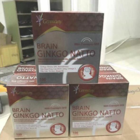 HOẠT HUYẾT DƯỠNG NÃO BRAIN GINKGO NATTO_100 Viên