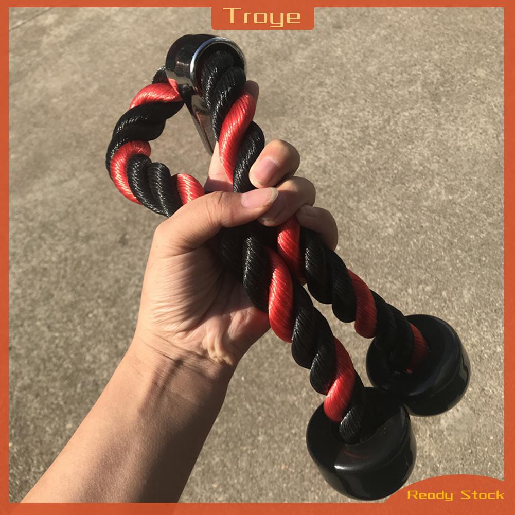 6x Biceps Triceps Exerciser Rope Arm Strength Pull Rope Gym Workout Training Fitness Equipment