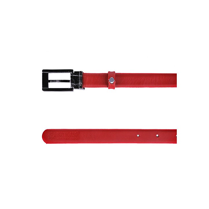 Thắt lưng nữ Huy Hoàng da bò 2P màu đỏ HP5116