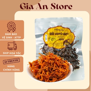 Khô bò khô sợi loại 1, thịt bò khô xé sợi vị truyền thống Xuân Hương siêu ngon 240g