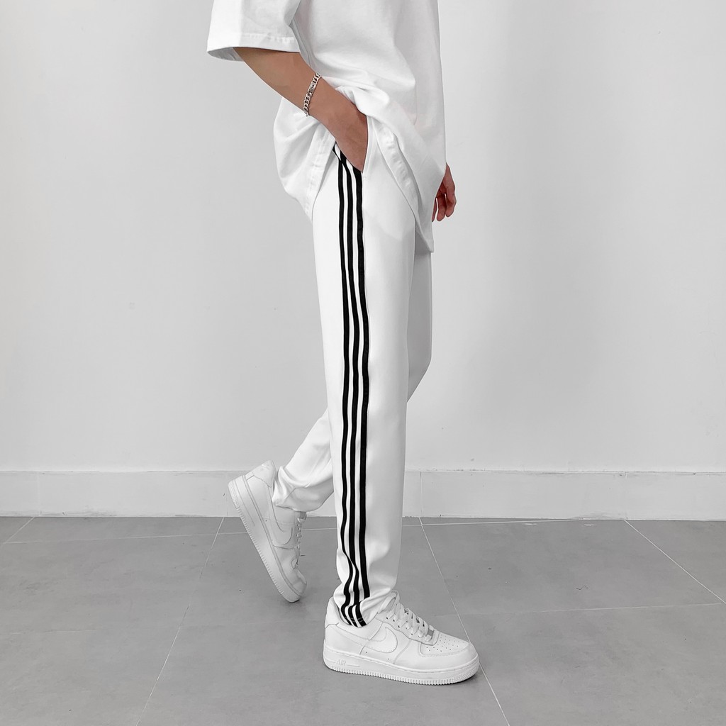 Quần 3 sọc ống suông City Cycle - Quần dài nam nữ Unisex thể thao phối sọc Local Brand | BigBuy360 - bigbuy360.vn