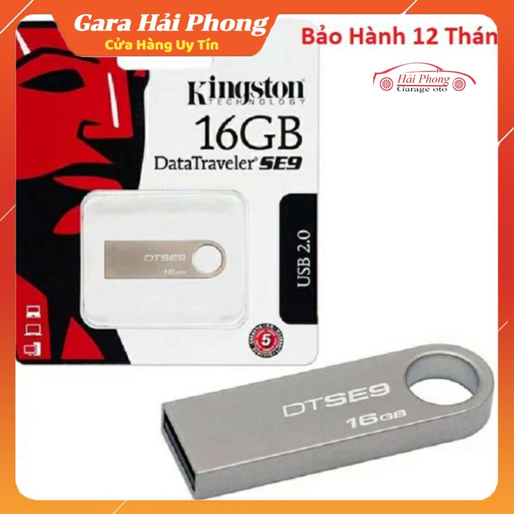 [HÀNG CHÍNH HÃNG] USB Kingston DTSE9 16G - 8G chống nước, chất liệu kim loại