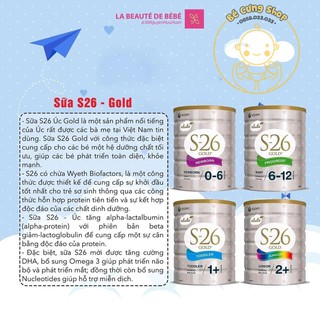 Sữa S26 Đủ 4 Số Từ 1,2,3,4 nội địa Úc 900g