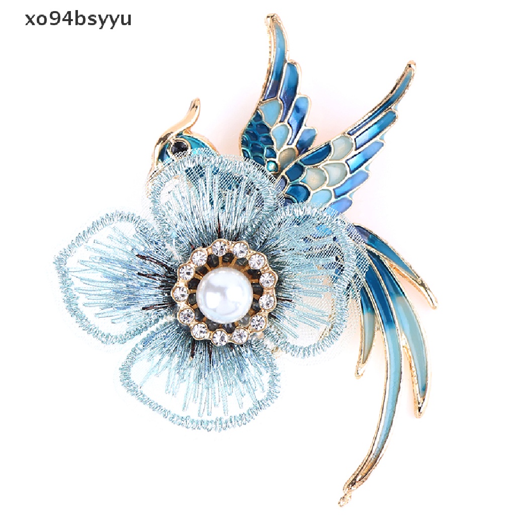 [xo94bsyyu] 1Pc Rhinestone Brooches for Women Enamel Bird Pin Peacock Fashion Brooch Gift [xo94bsyyu]