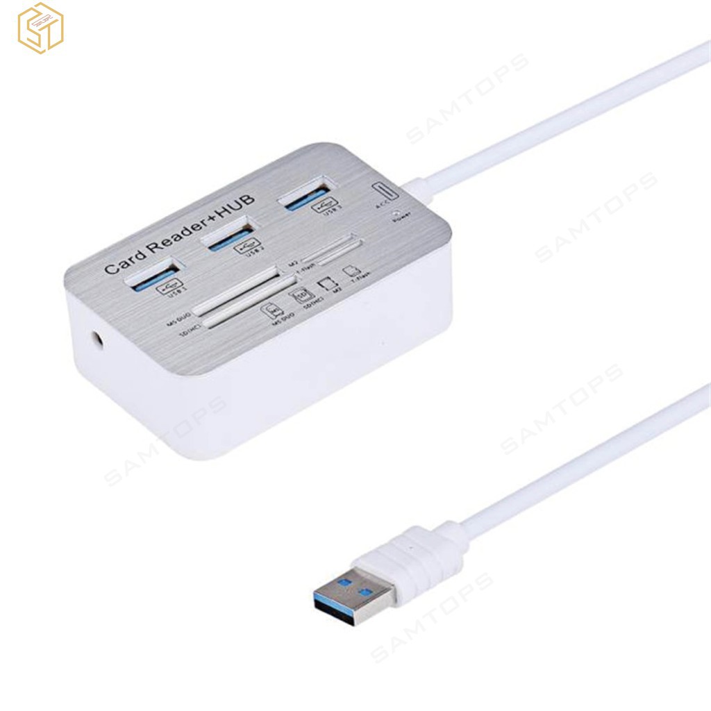 Bộ Chia 3 Cổng Usb 3.0 Hub 2.0 Cho Pc/Tf