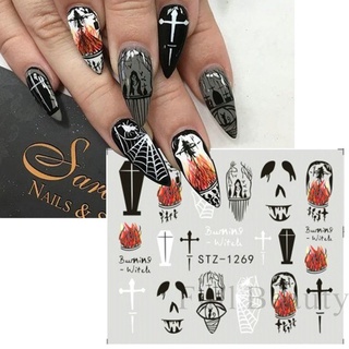 Sticker Dán Móng Hoạ Tiết halloween
