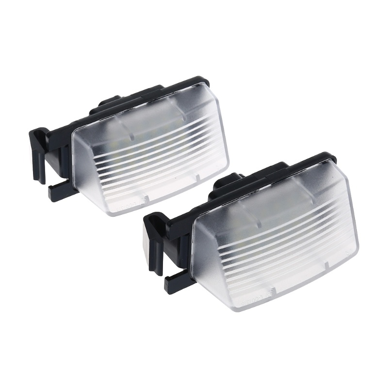 Set 2 Đèn LED 12V 18 Bóng Gắn Biển Số Xe Ô Tô / Cửa Ra Vào