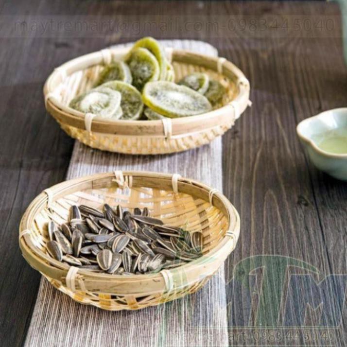 Xưởng SX- Rổ tre rá tre mini đựng hạt dưa -Tre Việt